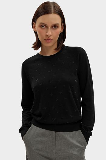 Джемпер из шерсти Emporio Armani