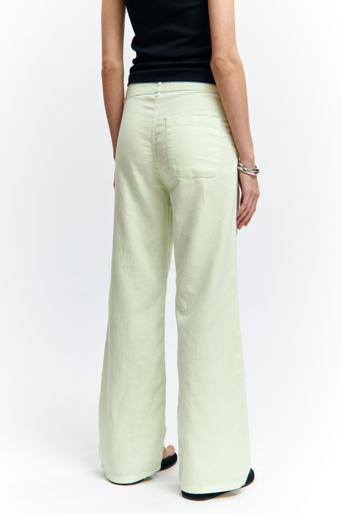 VW-OMA-55-447 брюки льняные van mich 