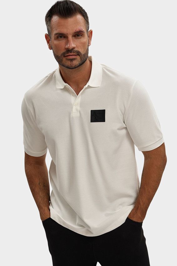 Поло Armani Exchange Белый