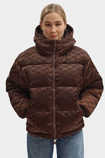 Куртка зимняя коричневая  EA7