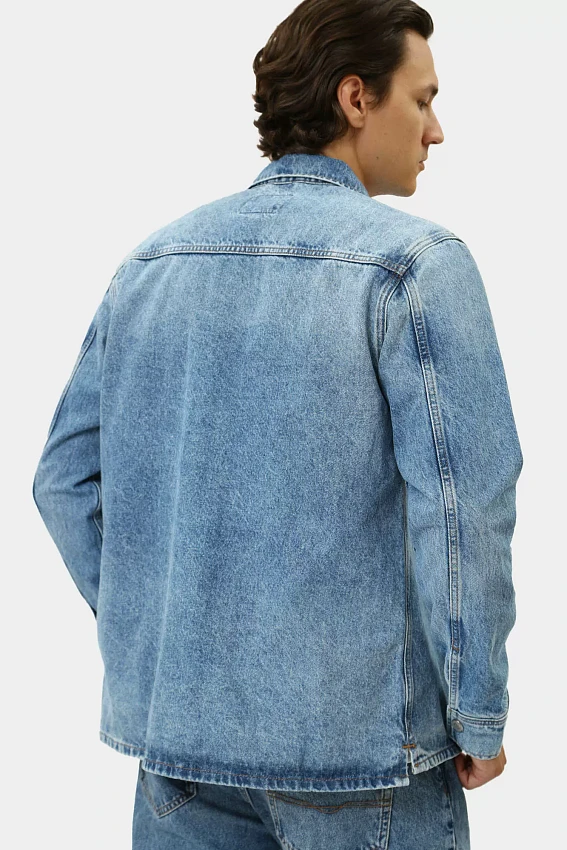 Рубашка с длинным рукавом Pepe Jeans Голубой