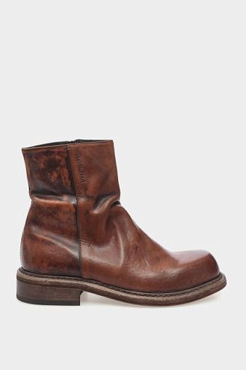 Ботинки casual кожаные коричневые Bikkembergs