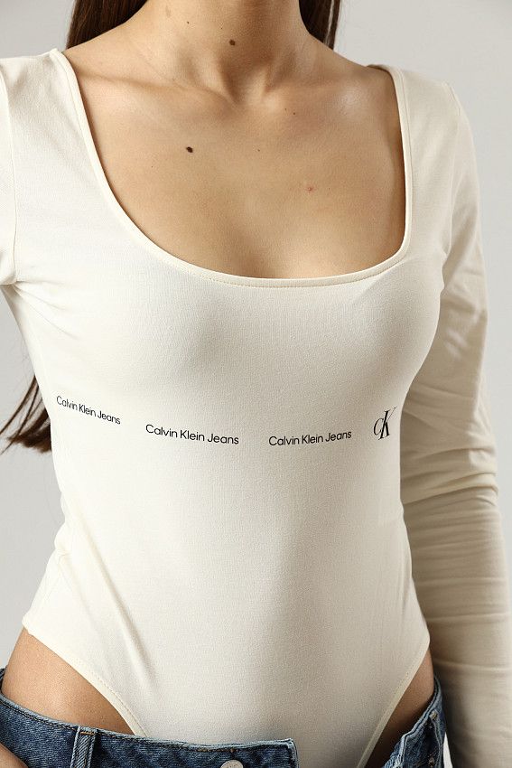 Боди Calvin Klein Jeans Молочный
