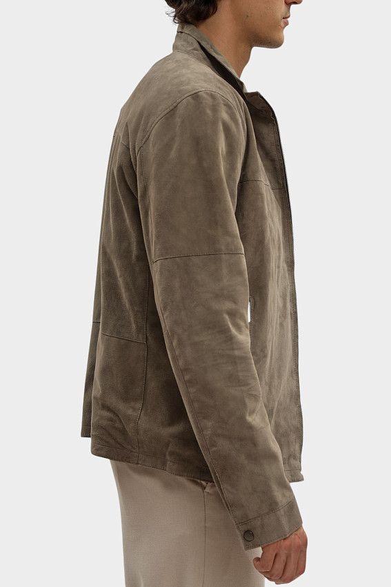 Куртка кожаная Strellson Серый