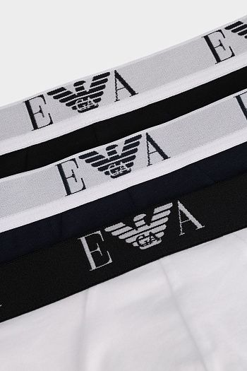 Трусы 3 шт из хлопка Emporio Armani