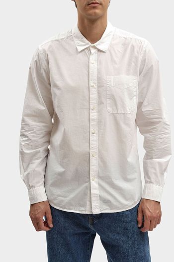 Рубашка хлопковая белая Pepe Jeans