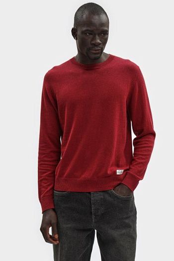 Джемпер хлопковый красный Pepe Jeans