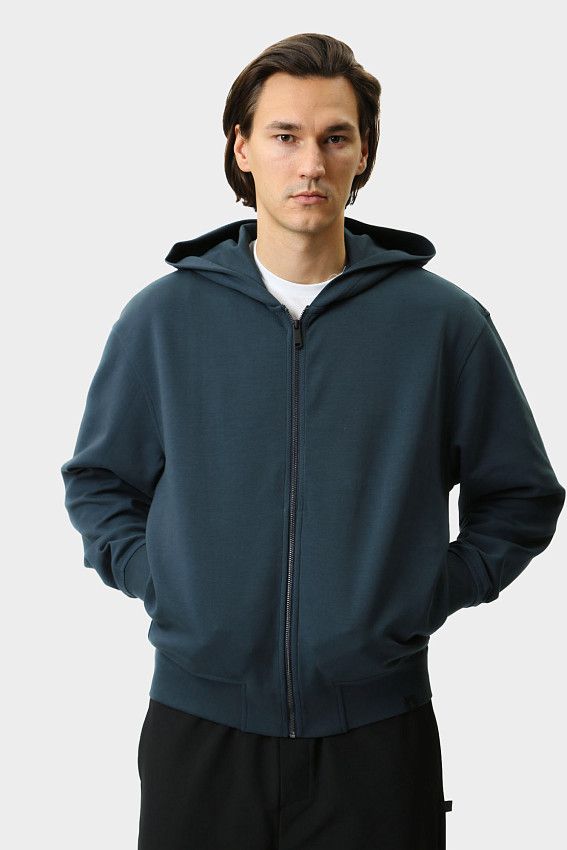 Толстовка с капюшоном Calvin Klein Jeans Синий