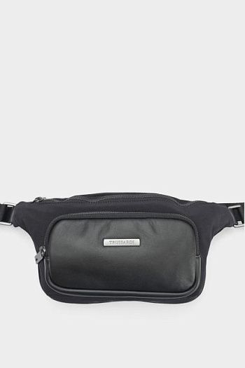 Сумки на пояс черная Trussardi