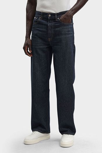 Джинсы прямые синие Calvin Klein Jeans