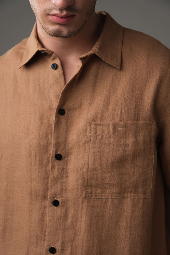 M-251-TH-56-0119 Рубашка с длинным рукавом The Hills Бежевый