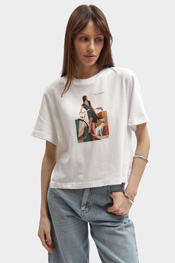 Футболка Trussardi Белый