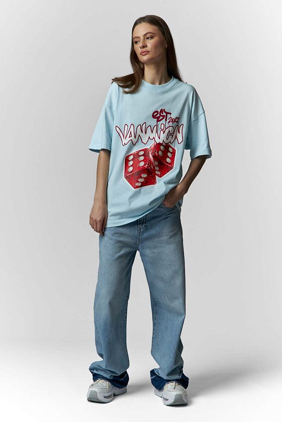 Футболка Van Mich Голубой