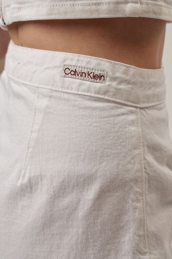 Юбка джинсовая Calvin Klein Jeans Белый