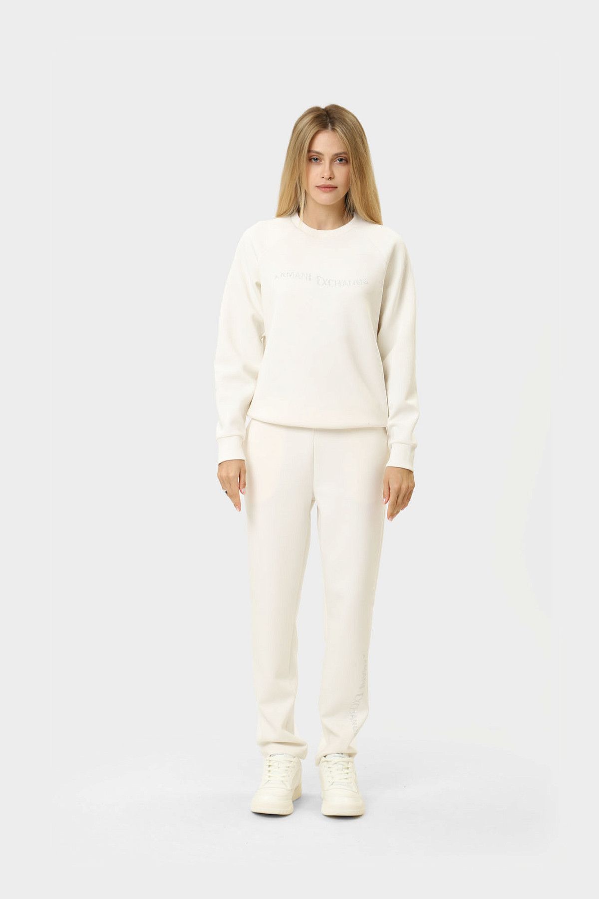 Брюки спортивные Armani Exchange Молочный