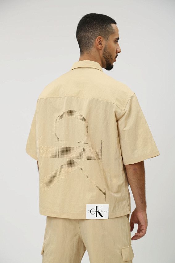 Рубашка Calvin Klein Jeans Бежевый