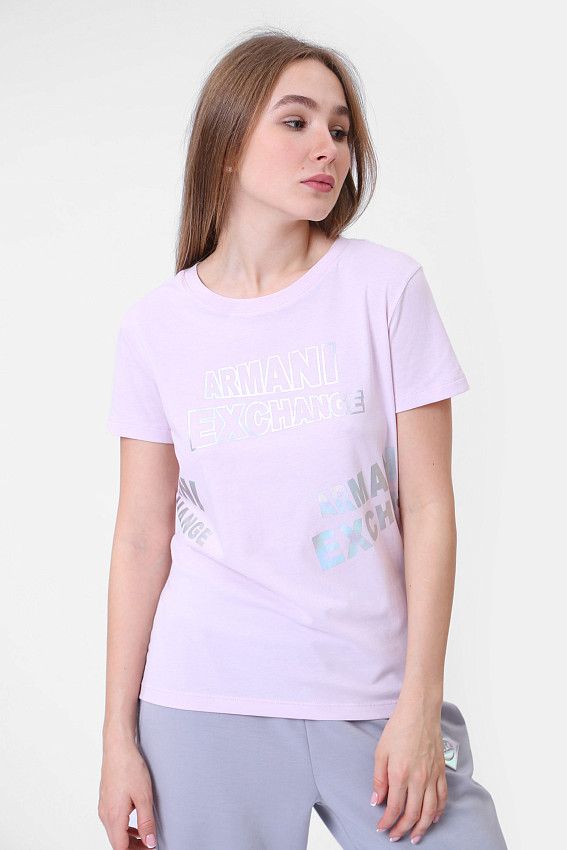 Футболка Armani Exchange Розовый