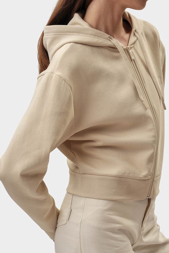 Толстовка с капюшоном Armani Exchange Бежевый