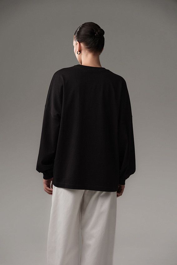 Лонгслив The Hills Черный