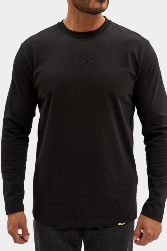 VM-ERK-22-596 Лонгслив Van Mich Черный