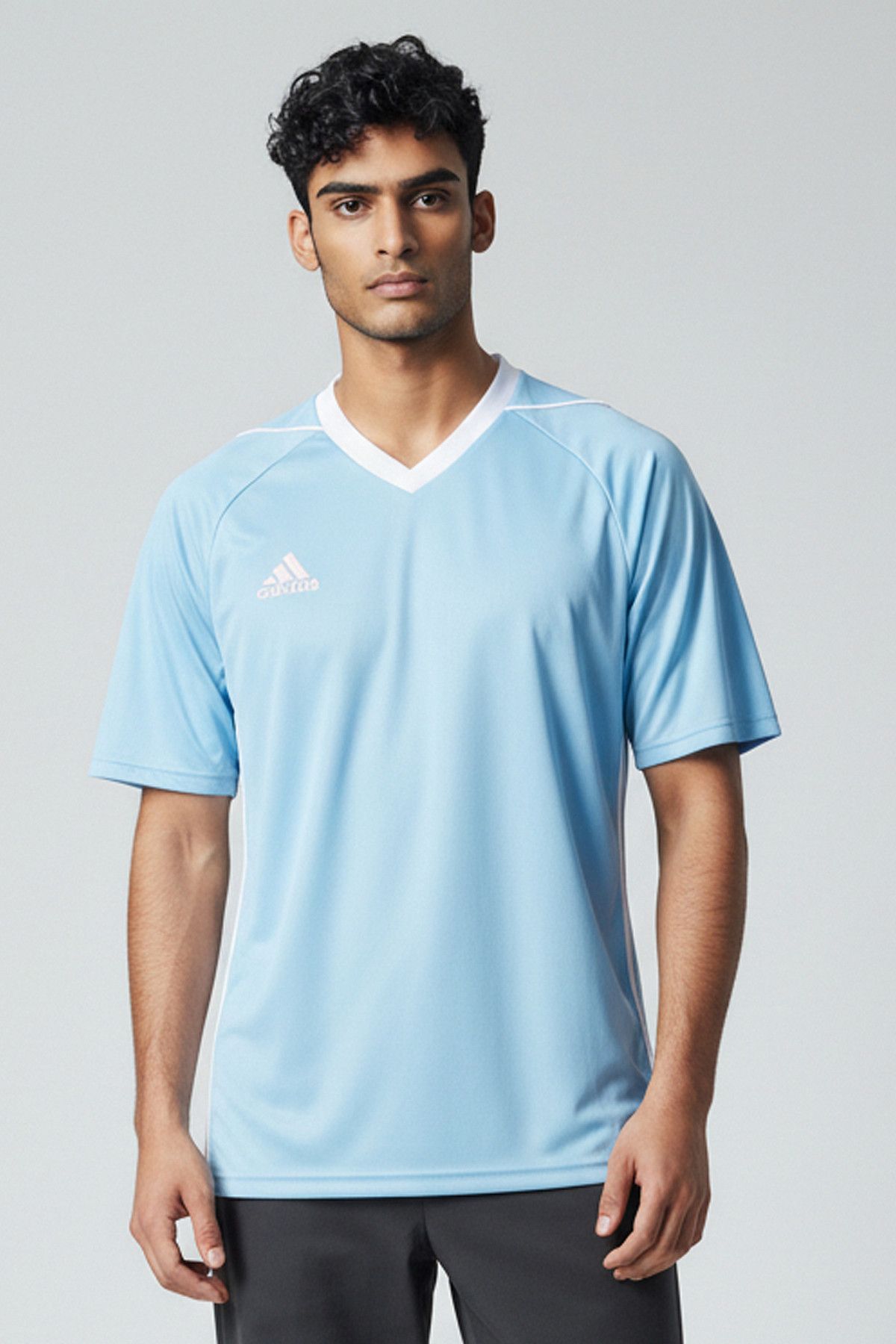 Футболка игровая Adidas Голубой