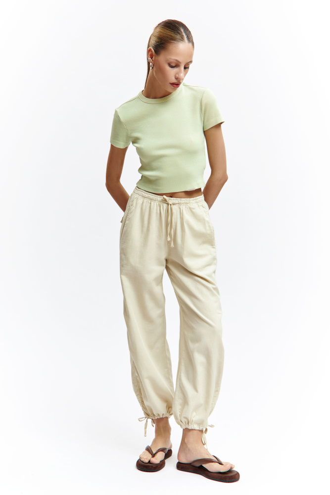 VW-OMA-55-446 брюки льняные van mich 