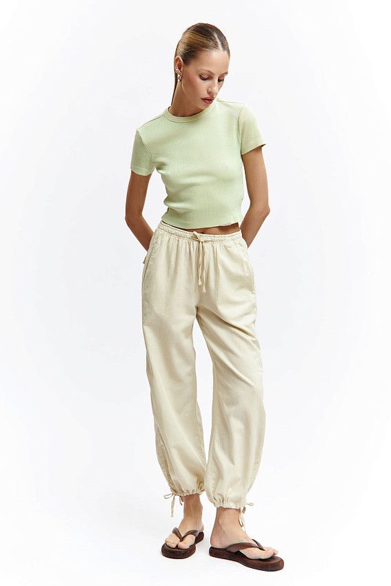 Брюки льняные Van Mich Бежевый