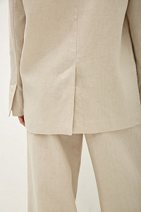 Пиджак изо льна прямого кроя The Hills