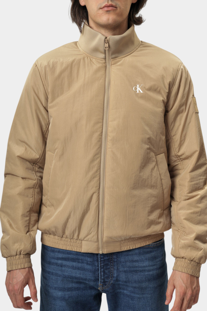 J30J325592 Ветровка Calvin Klein Jeans Бежевый