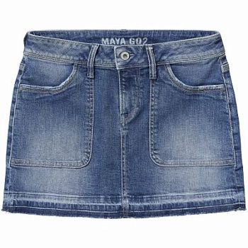 Юбка джинсовая синяя Pepe Jeans