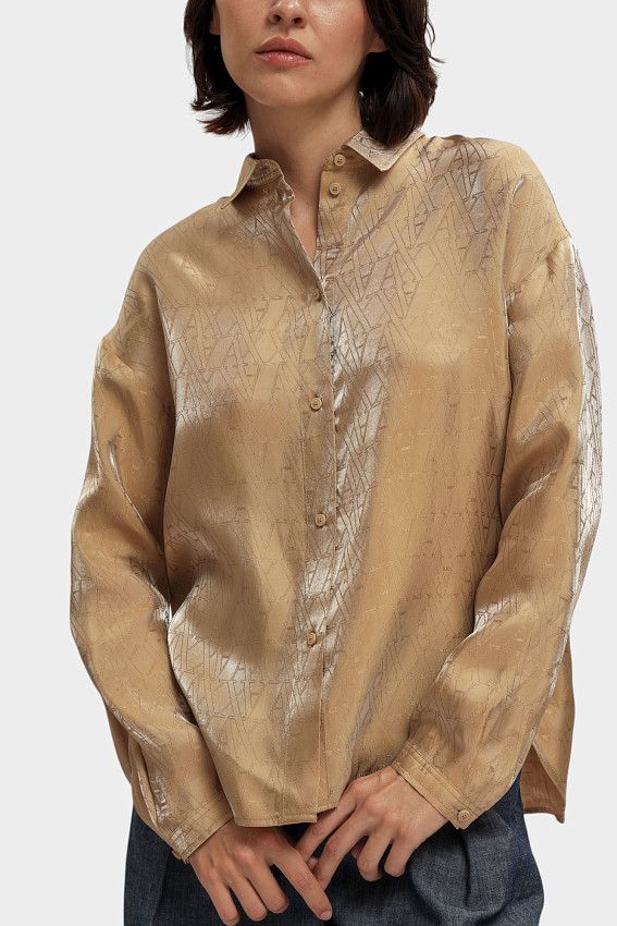 Рубашка Armani Exchange Бежевый