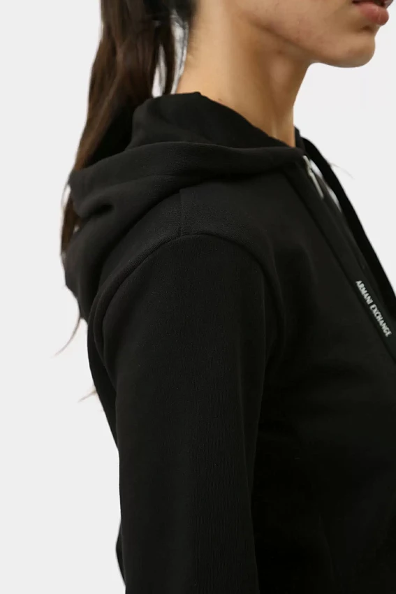 Толстовка с капюшоном Armani Exchange Черный