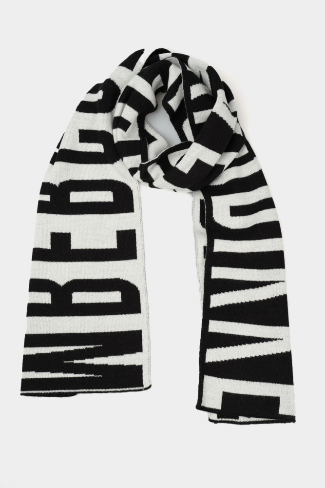 BKSC00658K Шарф Bikkembergs Черный