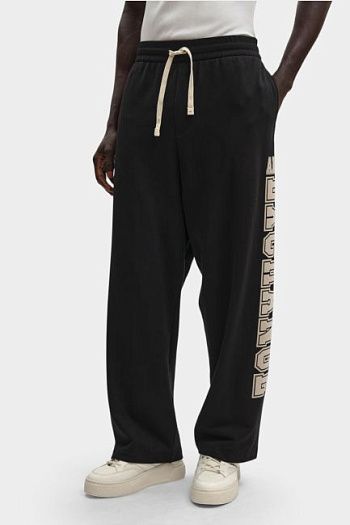 Брюки спортивные хлопковые черные Armani Exchange