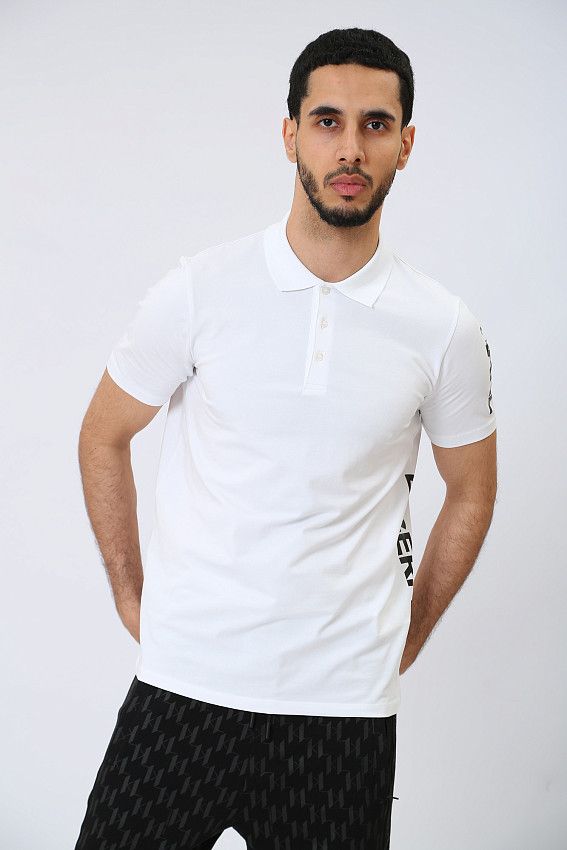 Поло Karl Lagerfeld Белый