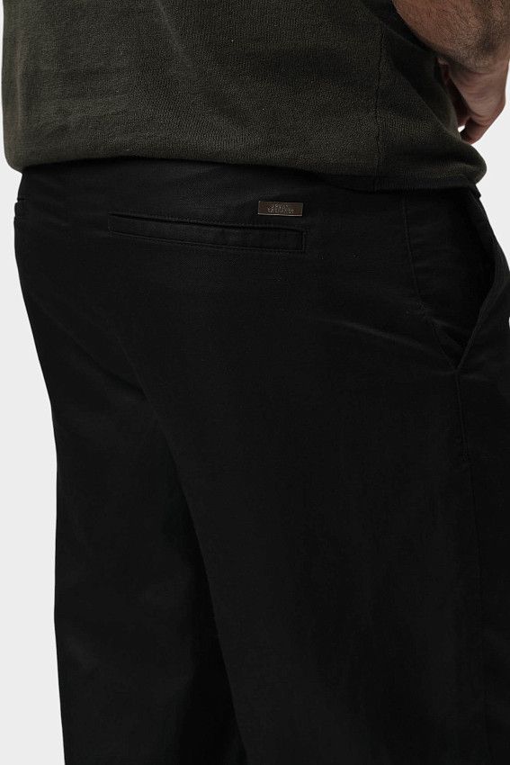 Брюки льняные Armani Exchange Черный