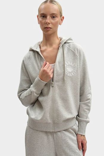 Толстовка хлопковая серая Armani Exchange