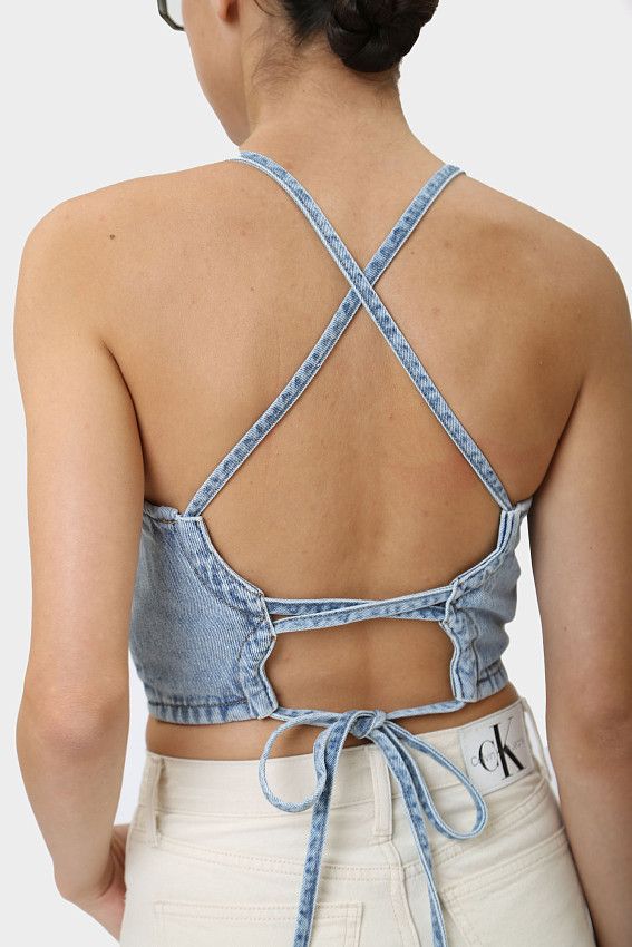 Топ Calvin Klein Jeans Голубой