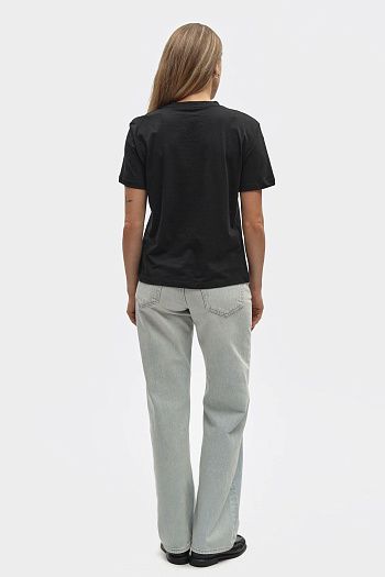 Футболка хлопковая синяя Calvin Klein Jeans