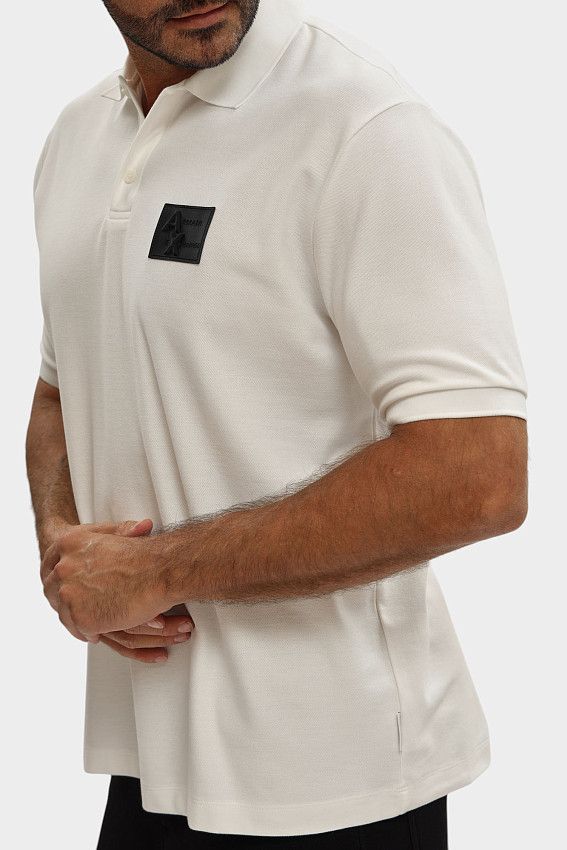 Поло Armani Exchange Белый