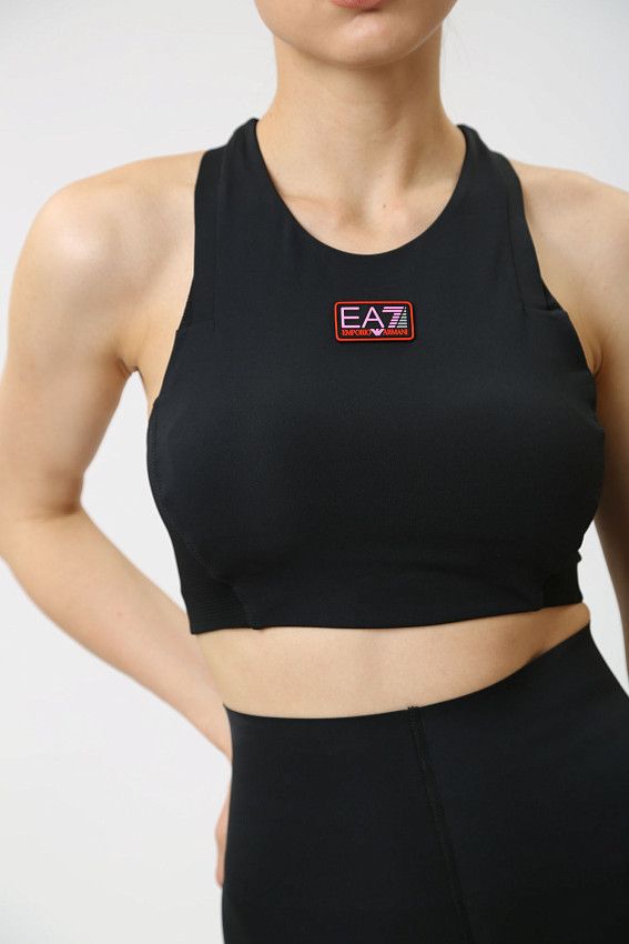 Топ спортивный EA7 Черный