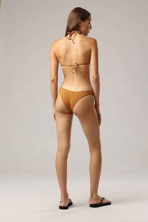 Верх от купального костюма Karl Lagerfeld Коричневый