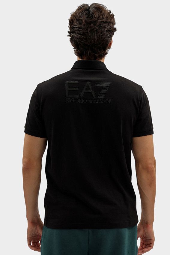 Поло EA7 Черный