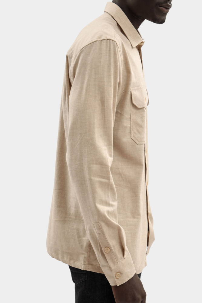 BMS1046 Рубашка Bikkembergs Бежевый