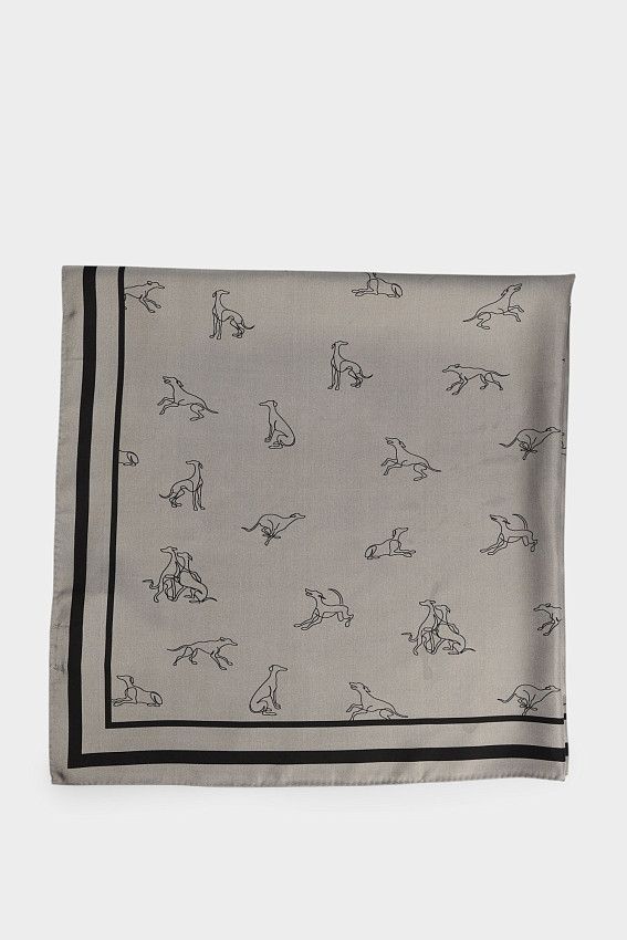 Платок Trussardi Серый