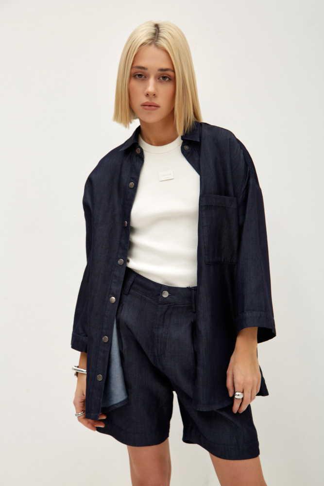 W-241-TK-56-1036 рубашка джинсовая the hills 