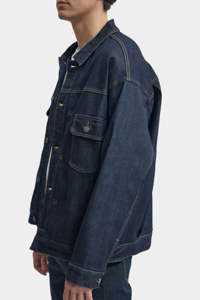 M-261-FT-56-0011 Куртка джинсовая The Hills Синий