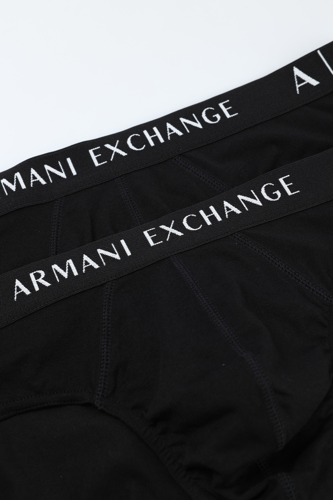 957023_CC282 Трусы 2 шт Armani Exchange Черный