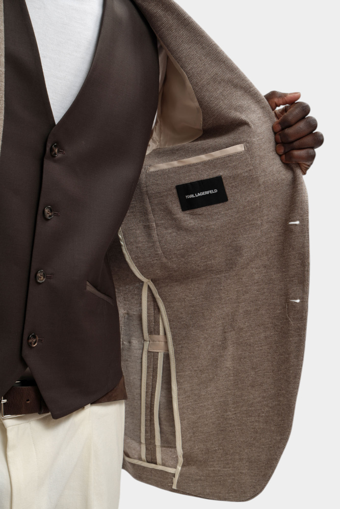 561041_155280 Пиджак классический Karl Lagerfeld Коричневый