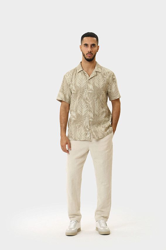 Рубашка Mustang Бежевый